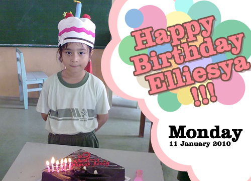Elliesya's Birthday.